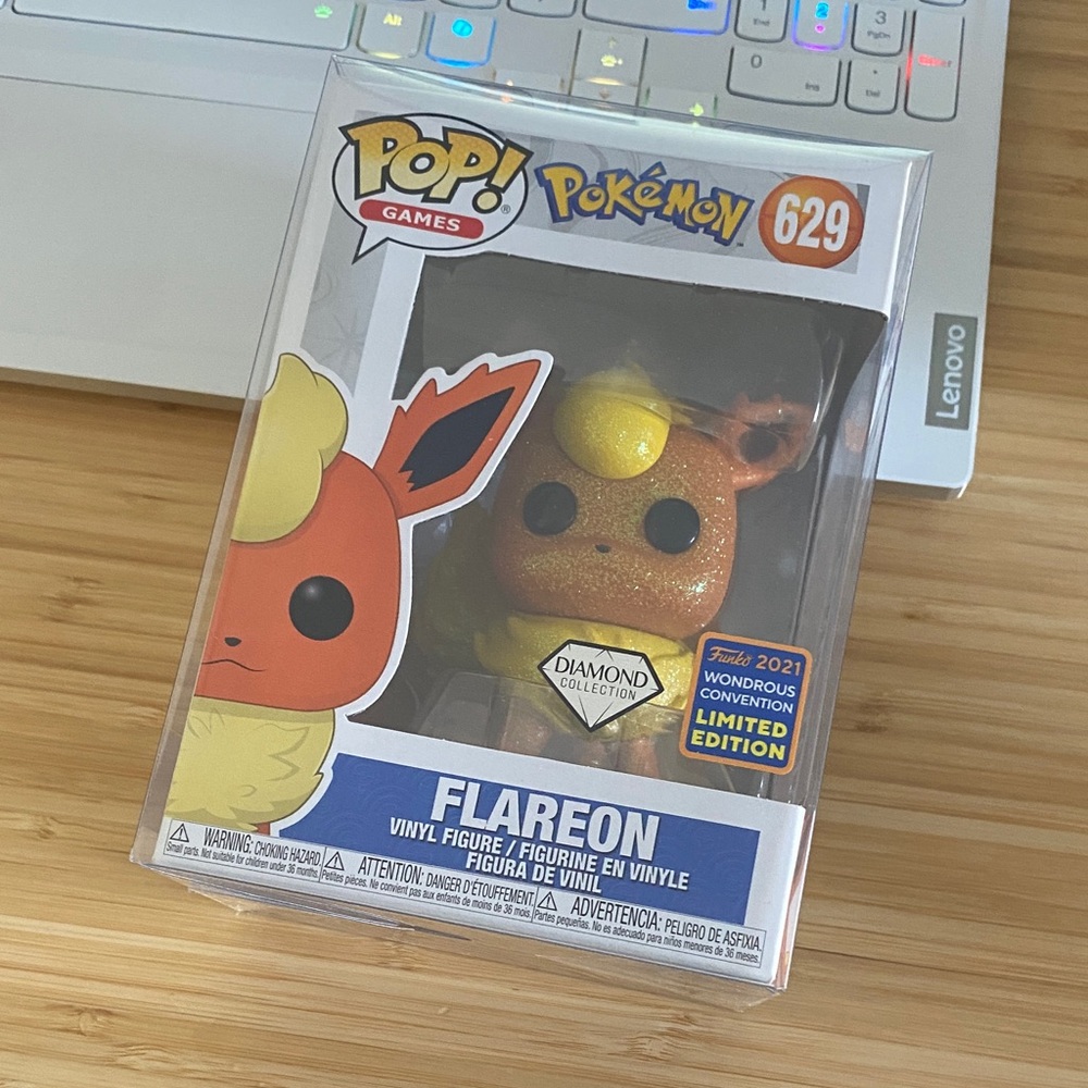 Pokemon Flareon Vinyl Figure - Orange and Yellow